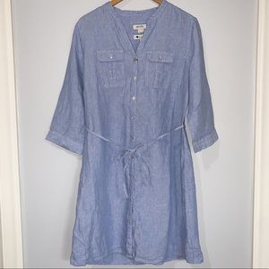 Malvin Linen Shirt Dress